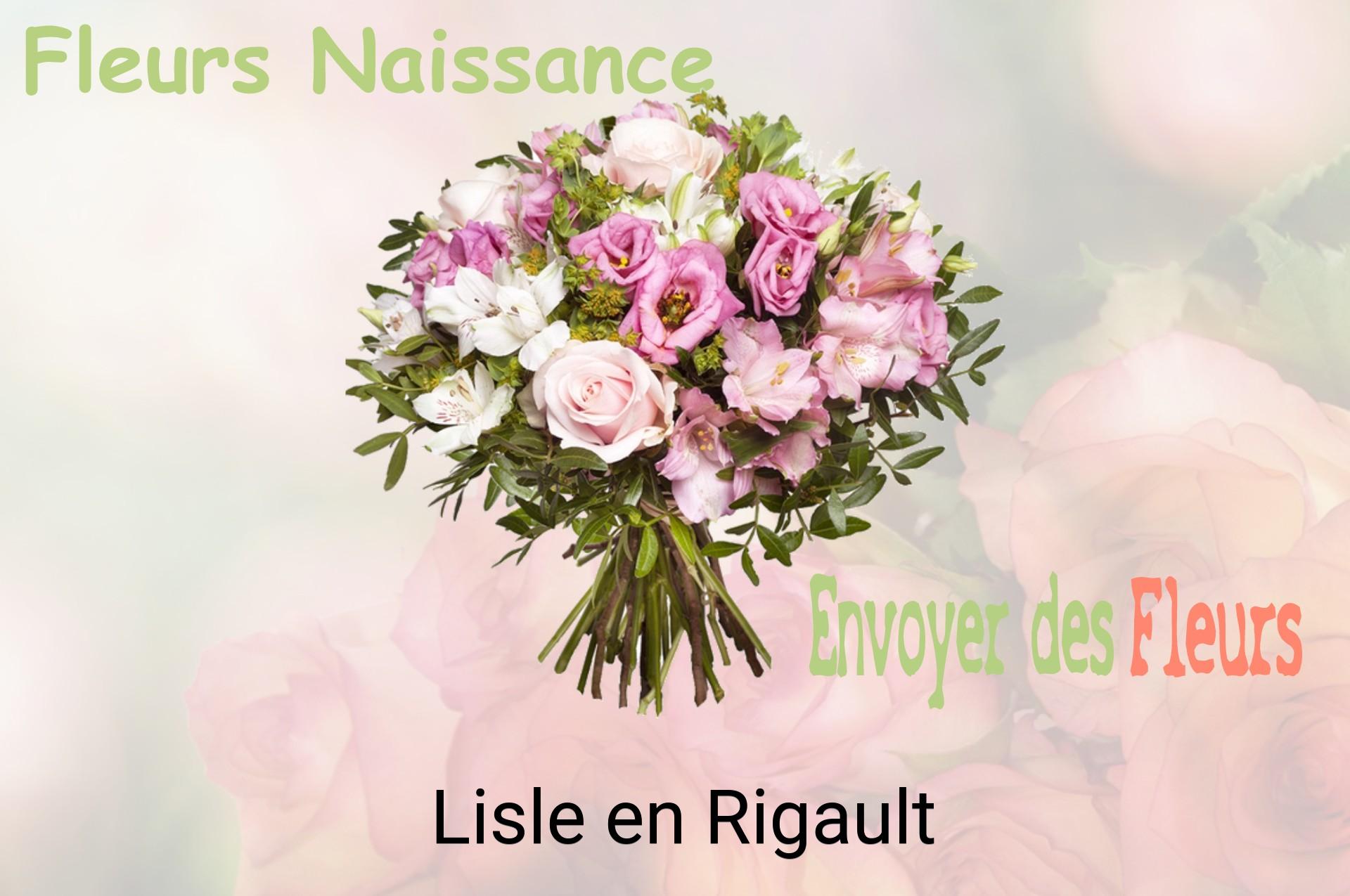 Bouquet de fleurs de naissance livré à Lisle-en-Rigault